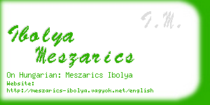 ibolya meszarics business card